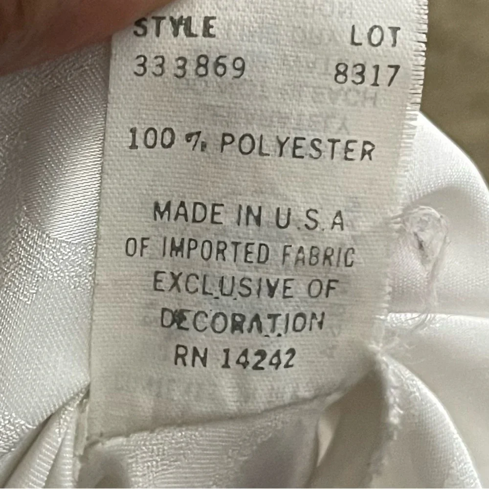 Christian Dior vintage Union Made in USA floral/paisley print/ Small night shirt - Picture 11 of 16